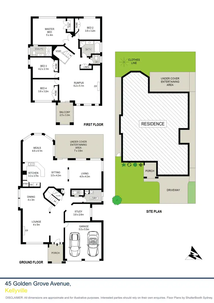 Floorplan of Homely house listing, 45 Golden Grove Avenue, Kellyville NSW 2155