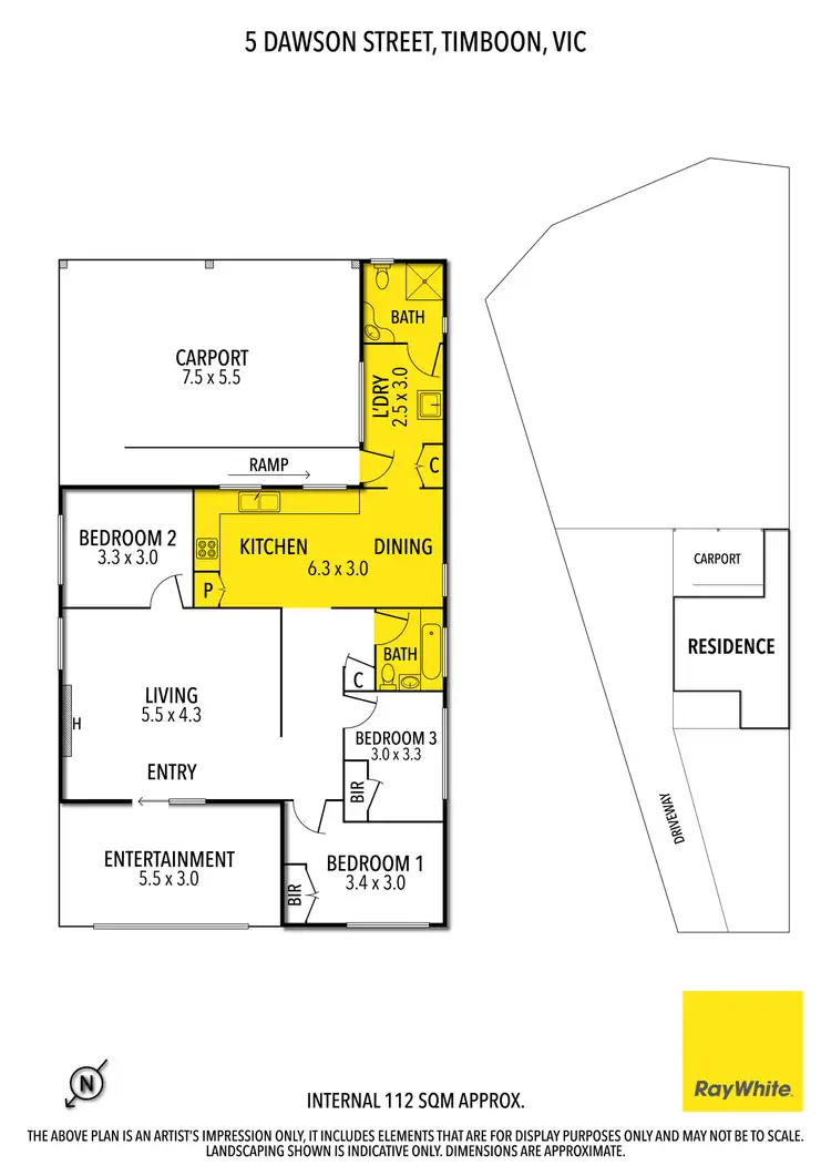 Floorplan of Homely house listing, 5 Dawson Street, Timboon VIC 3268