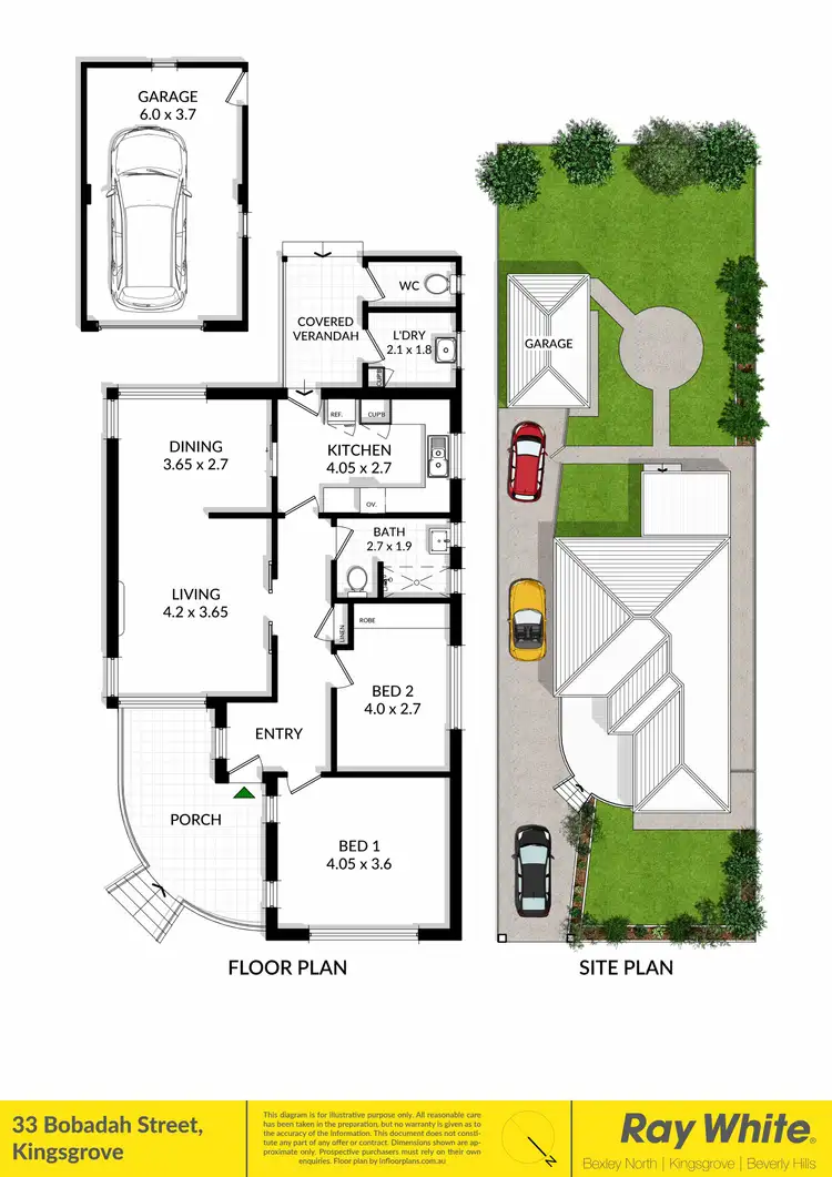 Floorplan of Homely house listing, 33 Bobadah Street, Kingsgrove NSW 2208