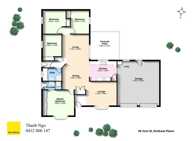 Floorplan of Homely house listing, 50 Vicki Street, Redbank Plains QLD 4301