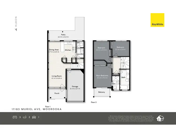 Floorplan of Homely townhouse listing, 17/85 Muriel Avenue, Moorooka QLD 4105