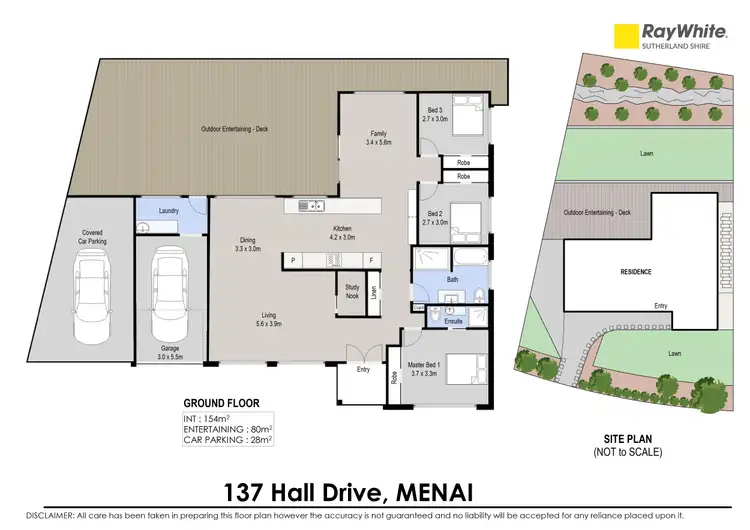 Floorplan of Homely house listing, 137 Hall Drive, Menai NSW 2234