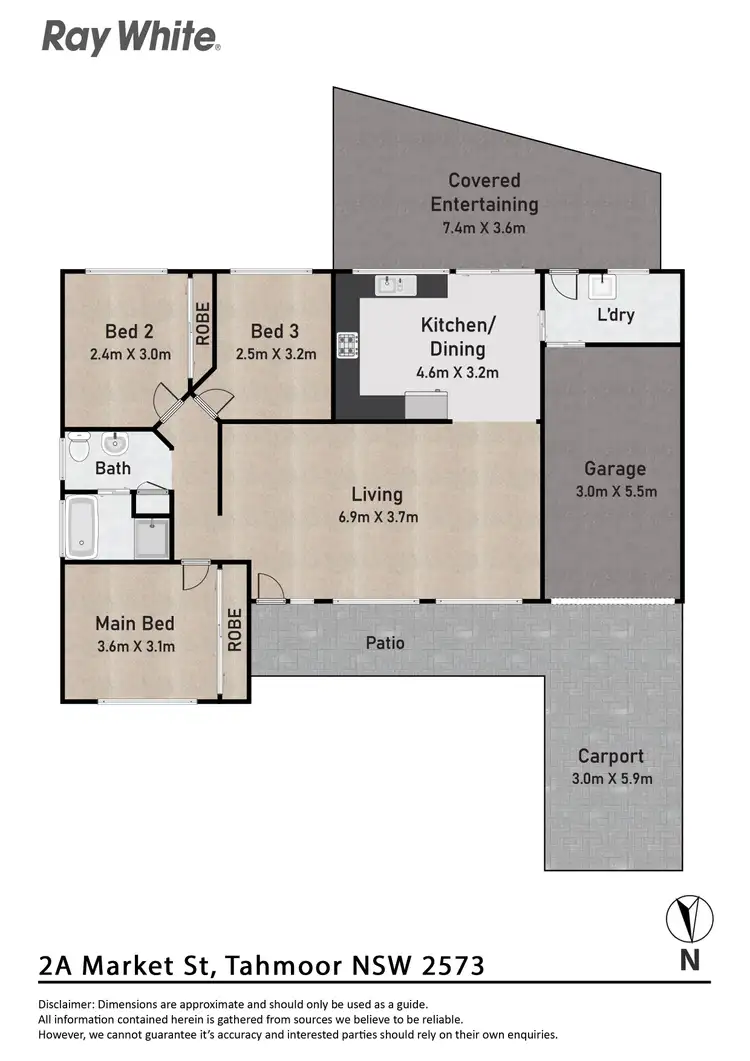 Floorplan of Homely house listing, 2A Market Street, Tahmoor NSW 2573