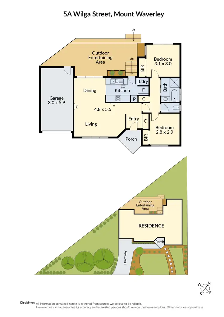 Floorplan of Homely house listing, 5A Wilga Street, Mount Waverley VIC 3149