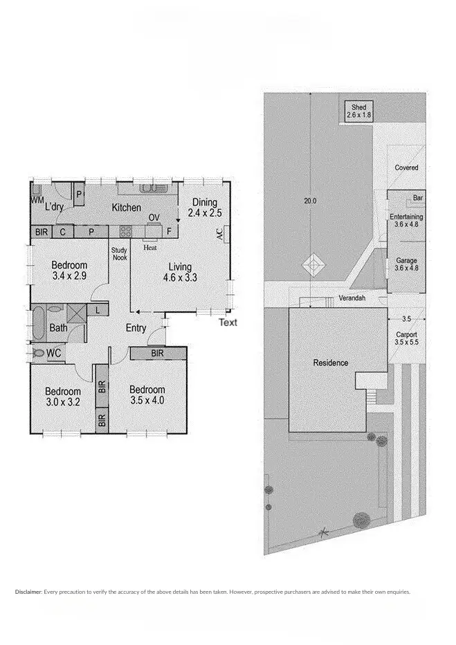 Floorplan of Homely house listing, 23 Grevillea Avenue, Corio VIC 3214