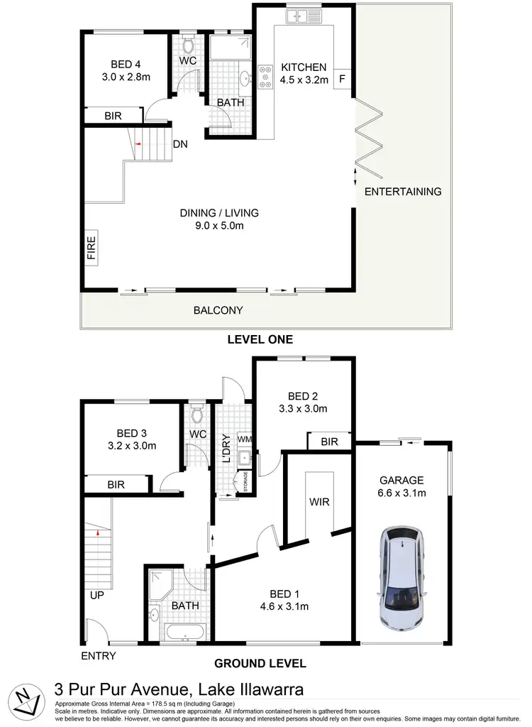 Floorplan of Homely house listing, 3 Pur Pur Avenue, Lake Illawarra NSW 2528