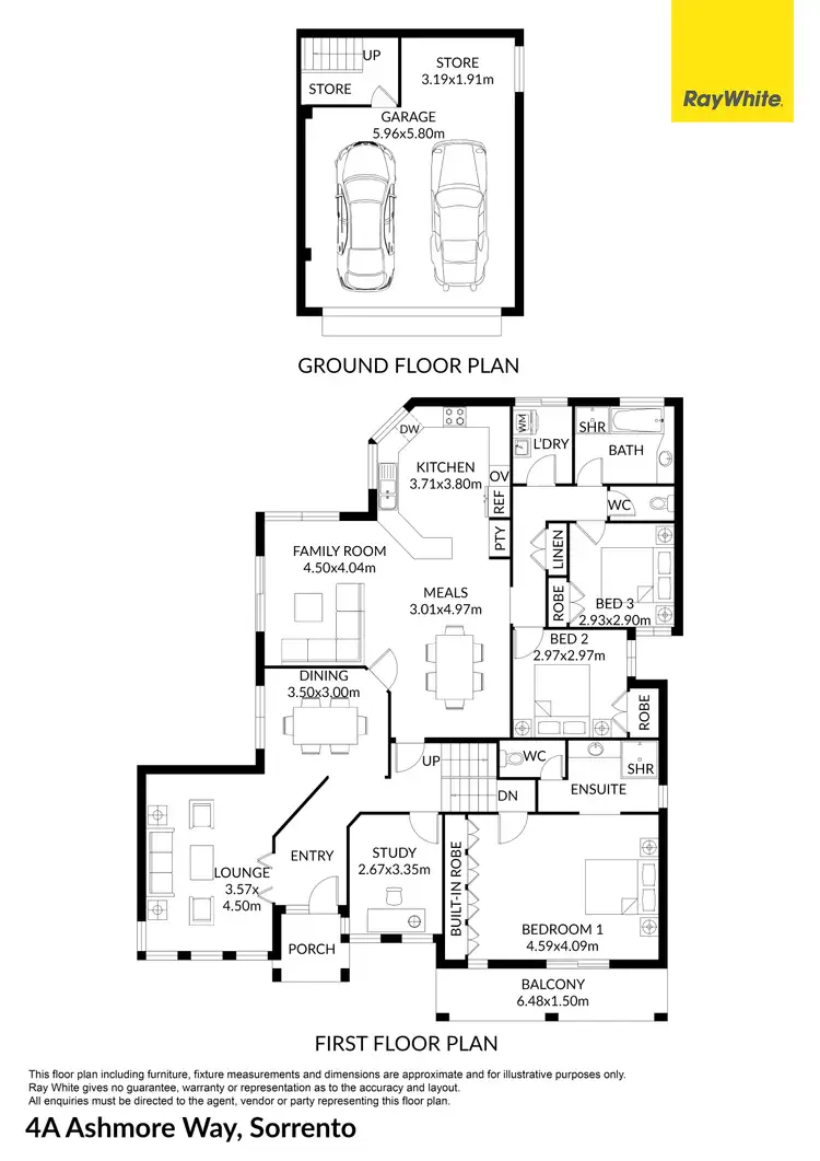 Floorplan of Homely house listing, 4A Ashmore Way, Sorrento WA 6020