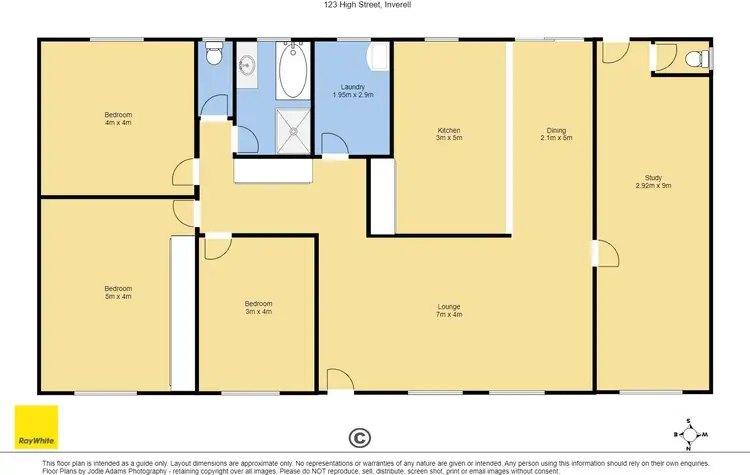 Floorplan of Homely house listing, 123 High Street, Warialda NSW 2402