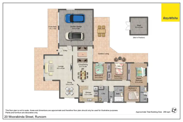 Floorplan of Homely house listing, 20 Woorabinda Street, Runcorn QLD 4113
