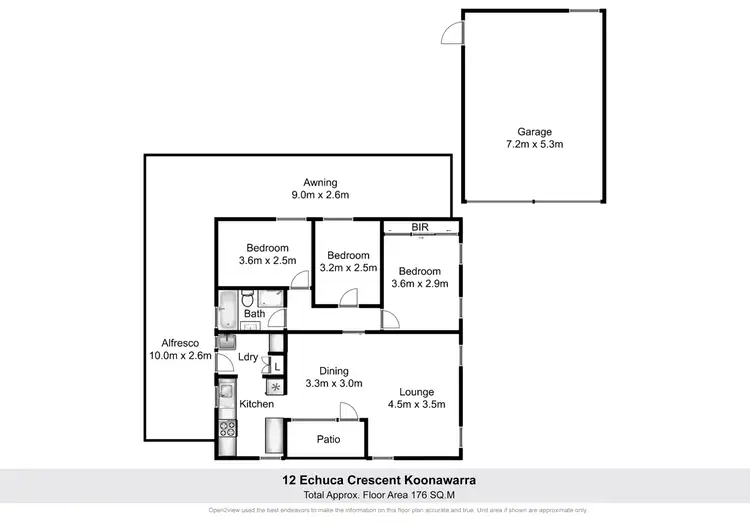 Floorplan of Homely house listing, 12 Echuca Crescent, Koonawarra NSW 2530