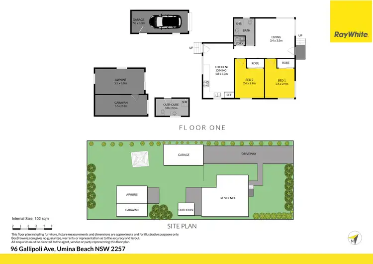 Floorplan of Homely house listing, 96 Gallipoli Avenue, Umina Beach NSW 2257