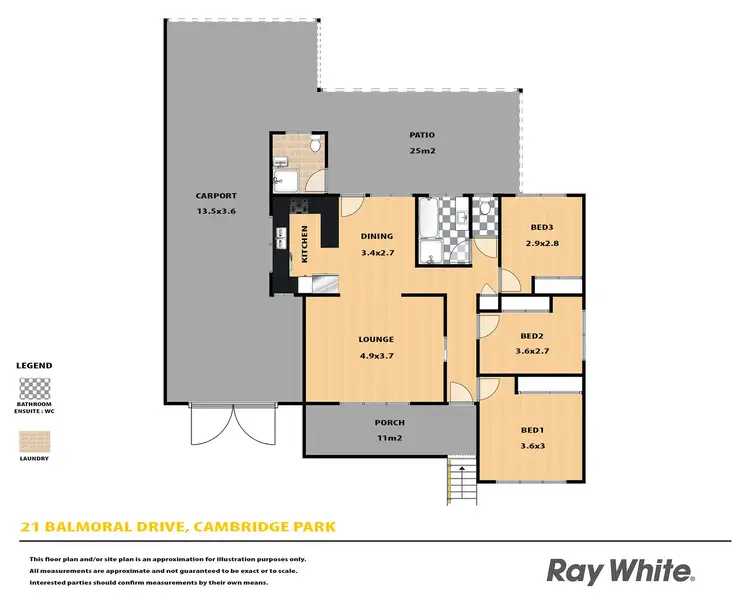 Floorplan of Homely house listing, 21 Balmoral Drive, Cambridge Park NSW 2747