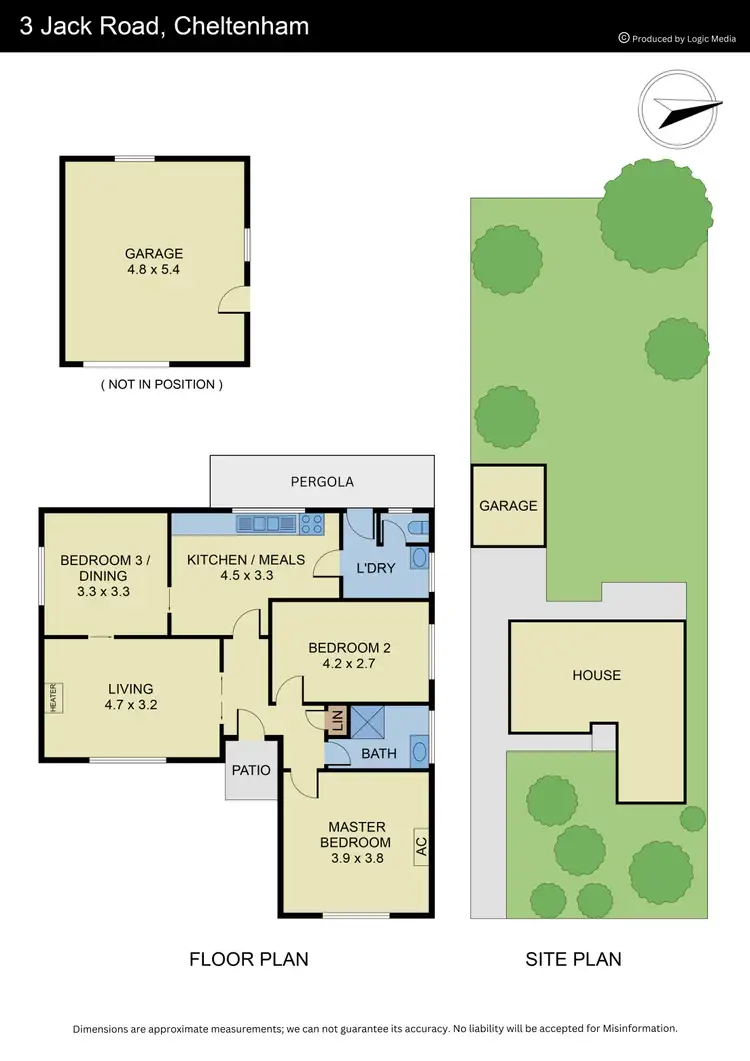 Floorplan of Homely house listing, 3 Jack Road, Cheltenham VIC 3192