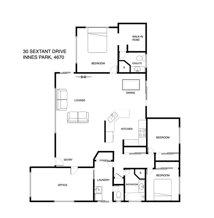 Floorplan of Homely house listing, 30 Sextant Drive, Innes Park QLD 4670
