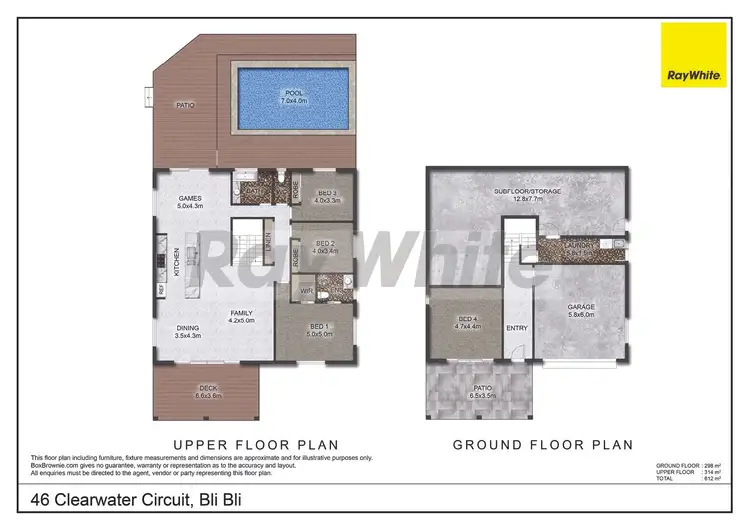 Floorplan of Homely house listing, 46 Clearwater Circuit, Bli Bli QLD 4560