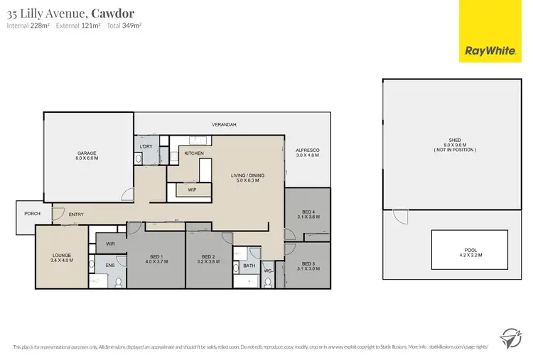 Floorplan of Homely house listing, 35 Lilly Avenue, Cawdor QLD 4352