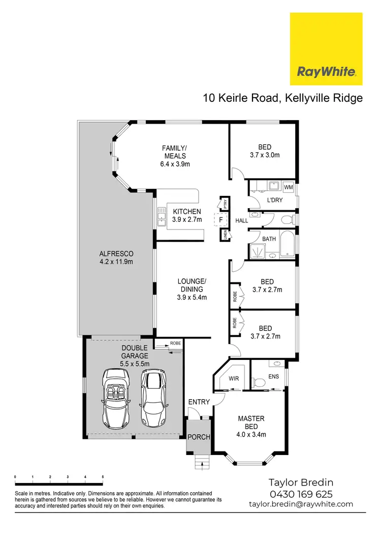 Floorplan of Homely house listing, 10 Keirle Road, Kellyville Ridge NSW 2155