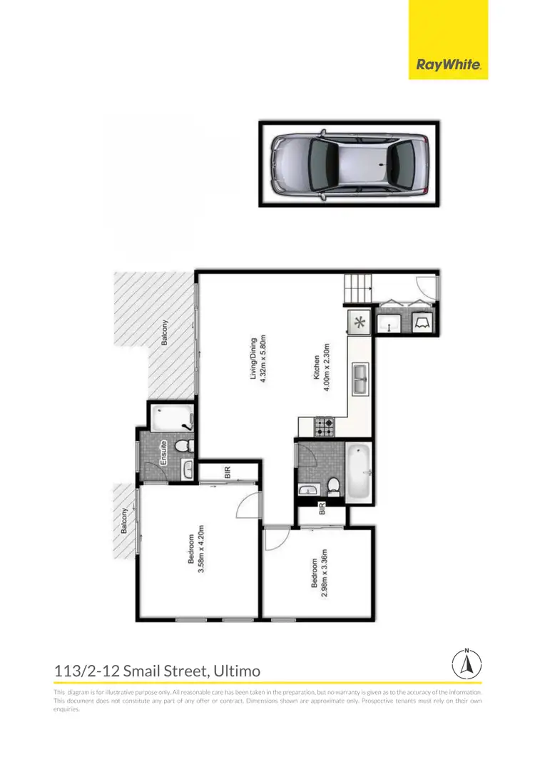 Floorplan of Homely apartment listing, 113/2-12 Smail Street, Ultimo NSW 2007