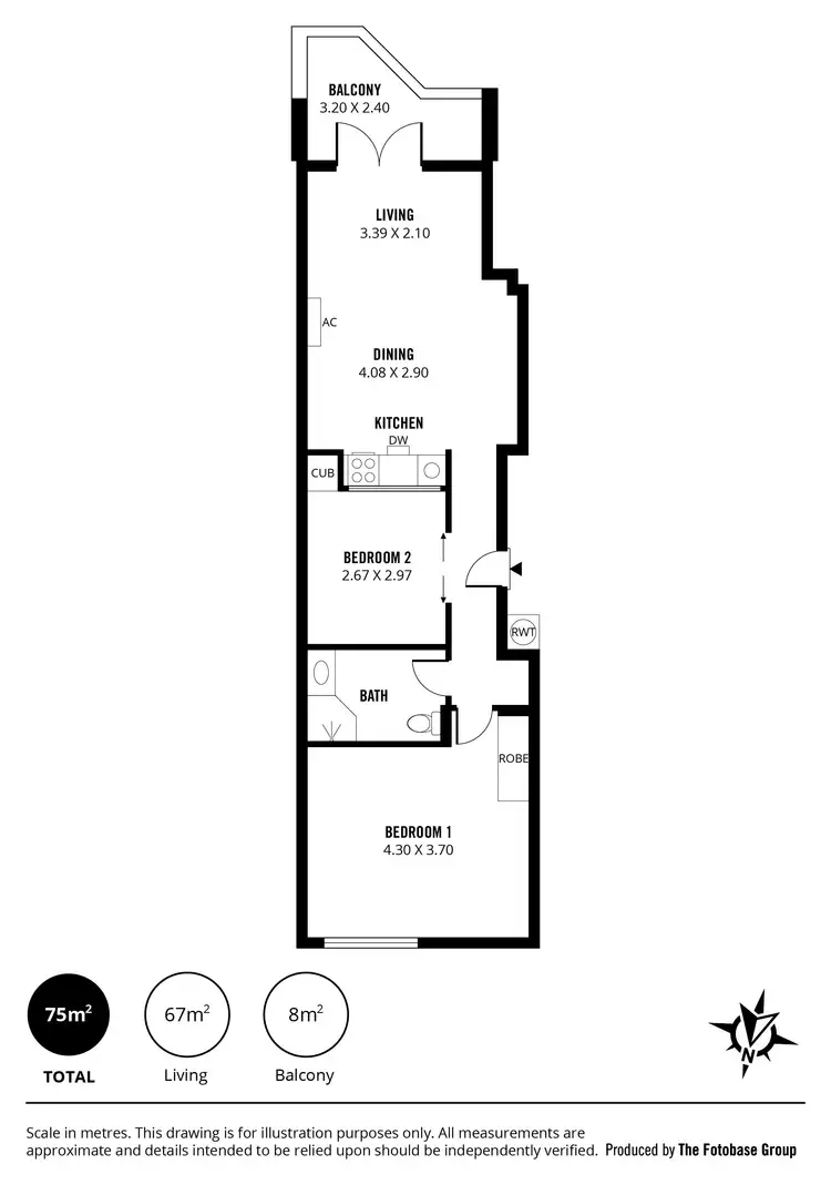Floorplan of Homely apartment listing, 106/88 Frome Street, Adelaide SA 5000