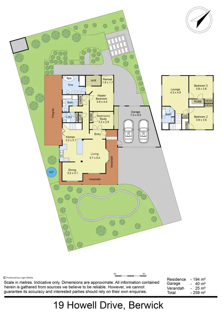 Floorplan of Homely house listing, 19 Howell Drive, Berwick VIC 3806