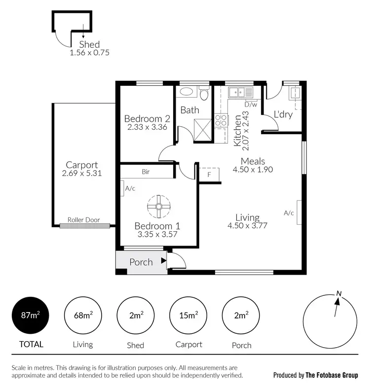 Floorplan of Homely unit listing, 3/6-8 Lydia Street, Plympton SA 5038