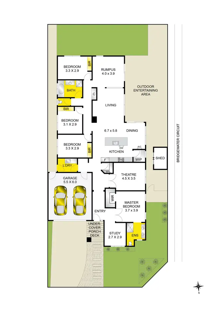 Floorplan of Homely house listing, 7 Wild Oak Avenue, Armstrong Creek VIC 3217