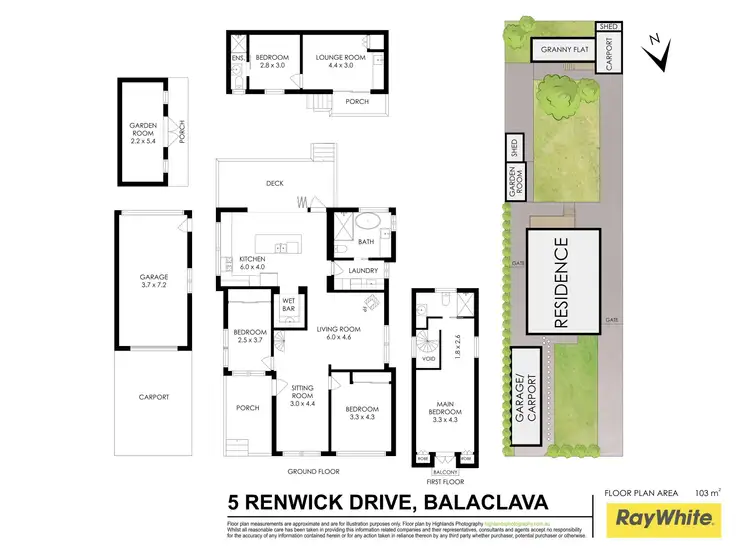 Floorplan of Homely house listing, 5 Renwick Drive, Balaclava NSW 2575