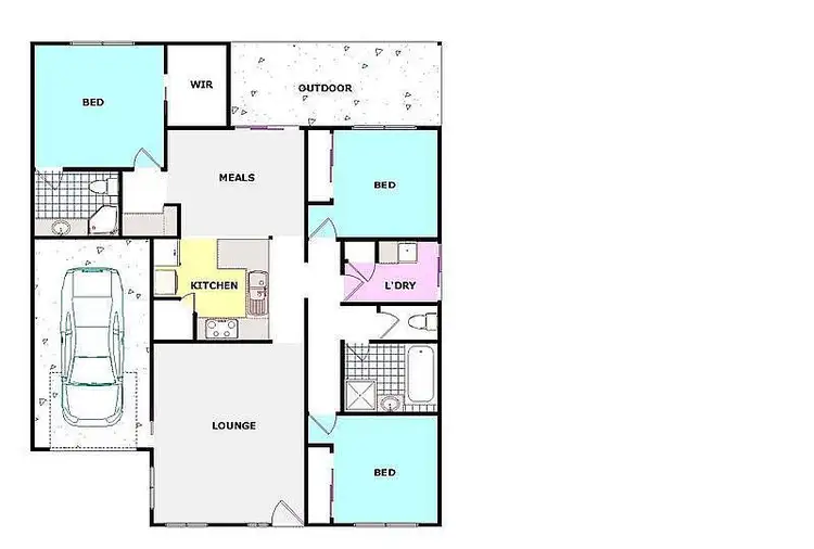 Floorplan of Homely unit listing, 2/14-16 Salisbury Street, Darling Heights QLD 4350