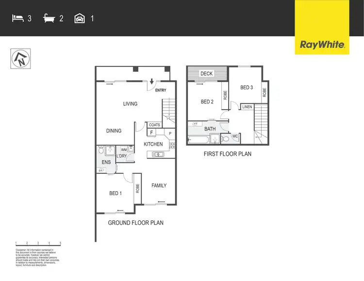 Floorplan of Homely unit listing, 1/53 Coolibah Crescent, O'connor ACT 2602