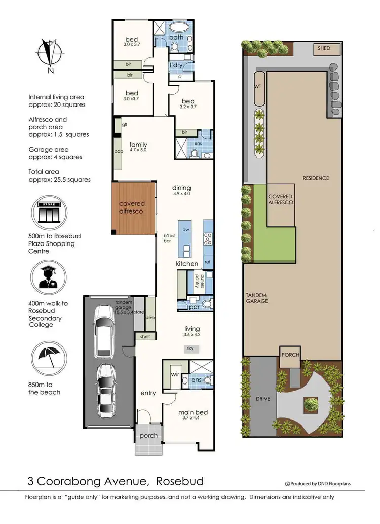 Floorplan of Homely house listing, 3 Coorabong Avenue, Rosebud VIC 3939