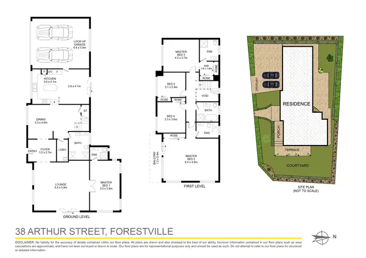 Floorplan of Homely house listing, 38 Arthur Street, Forestville NSW 2087