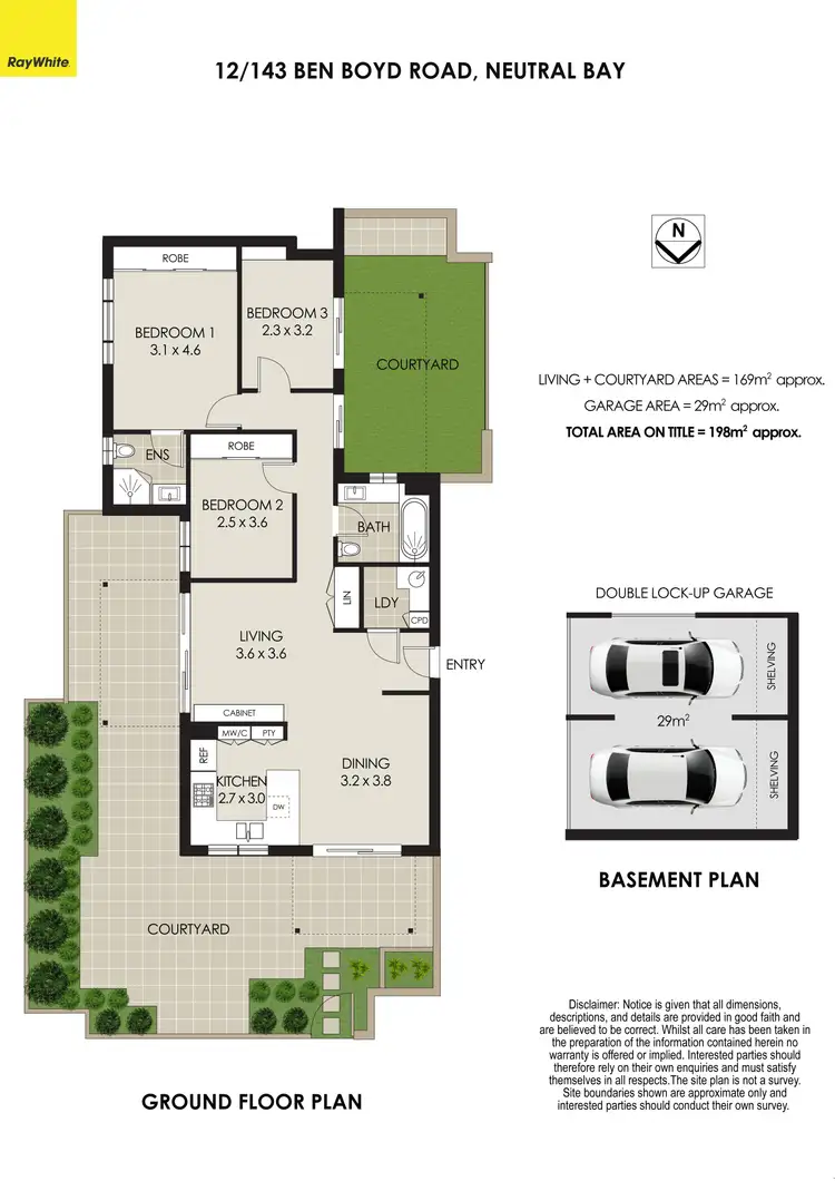 Floorplan of Homely apartment listing, 12/143 Ben Boyd Road, Neutral Bay NSW 2089