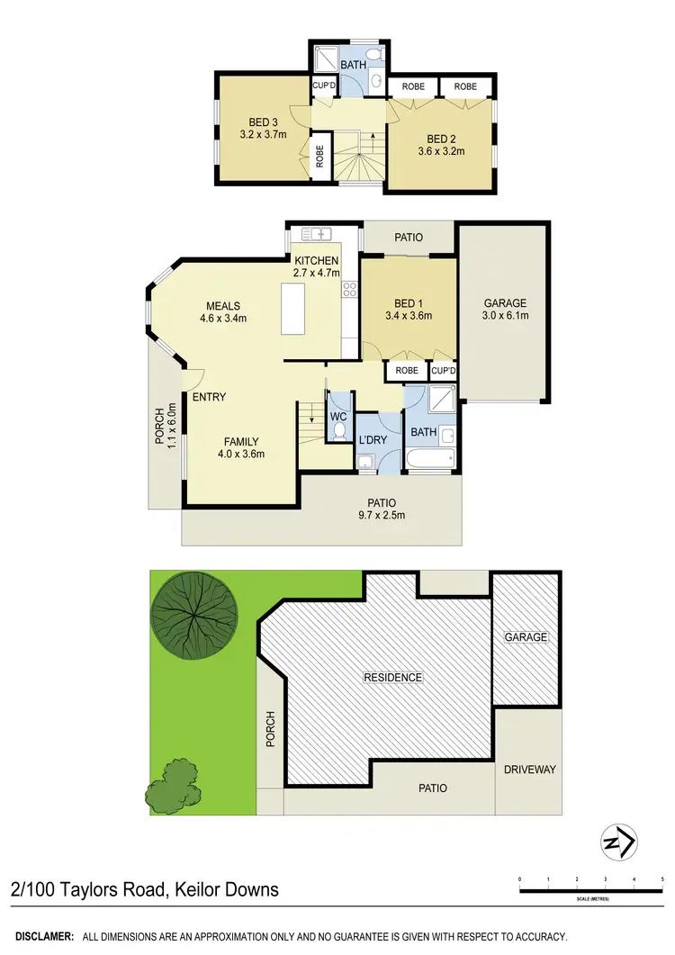 Floorplan of Homely townhouse listing, 2/100 Taylors Road, Keilor Downs VIC 3038