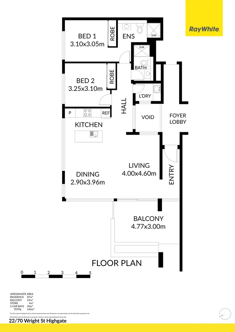 Floorplan of Homely apartment listing, 22/70 Wright Street, Highgate WA 6003