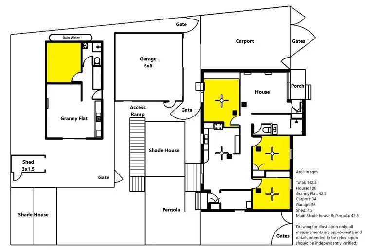 Floorplan of Homely house listing, 7 Yera Court, Munno Para SA 5115
