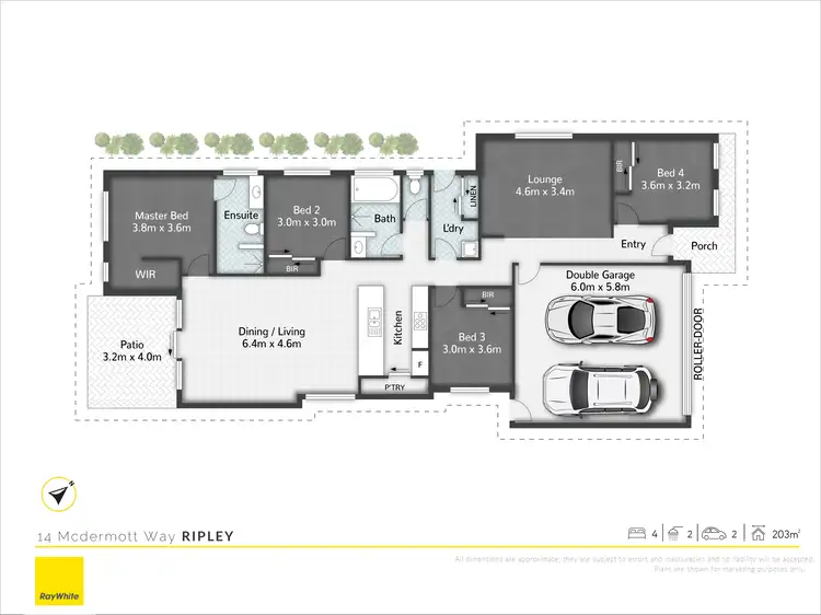 Floorplan of Homely house listing, 14 Mcdermott Way, Ripley QLD 4306
