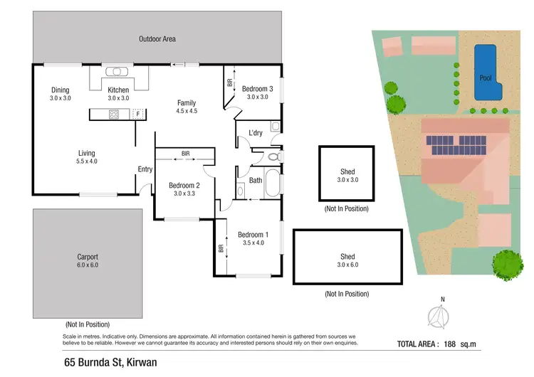 Floorplan of Homely house listing, 65 Burnda Street, Kirwan QLD 4817