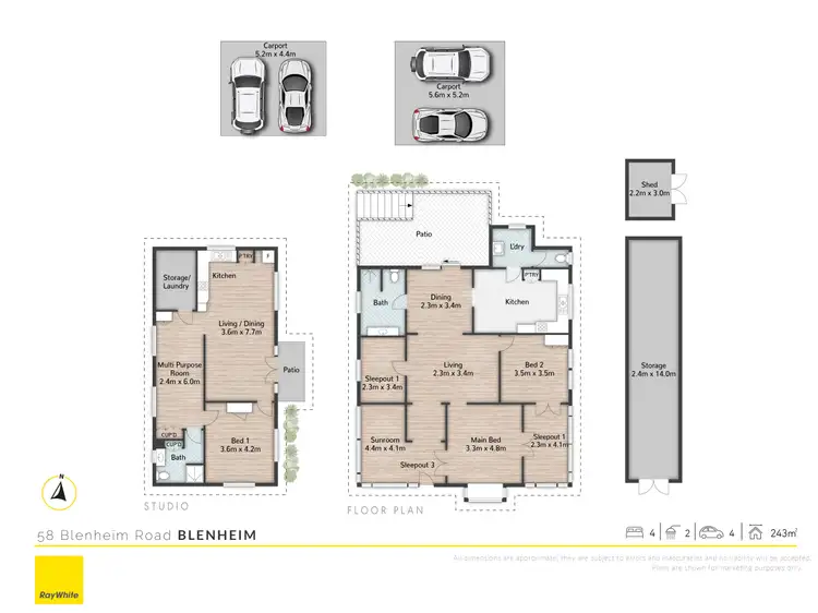 Floorplan of Homely other listing, 58 Blenheim Road, Blenheim QLD 4341