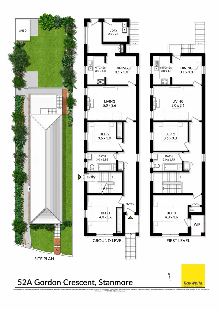 Floorplan of Homely house listing, 52A Gordon Crescent, Stanmore NSW 2048