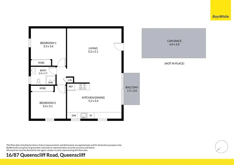 Floorplan of Homely apartment listing, 16/87 Queenscliff Road, Queenscliff NSW 2096