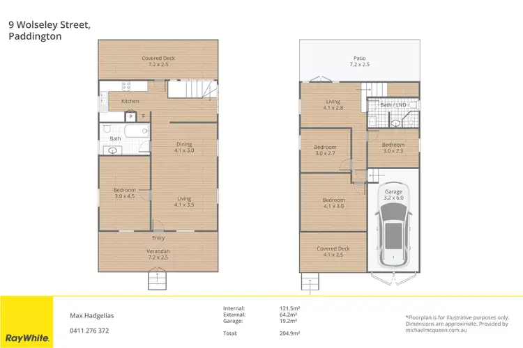 Floorplan of Homely house listing, 9 Wolseley Street, Paddington QLD 4064