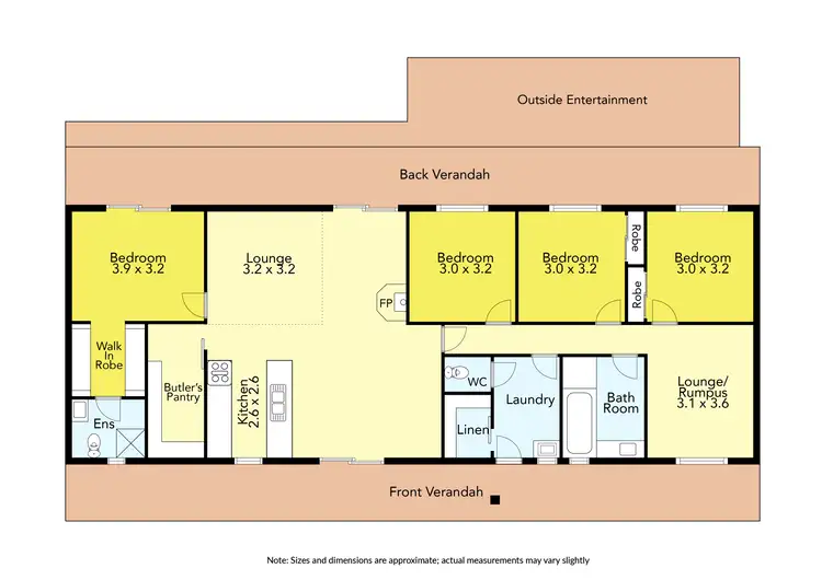 Floorplan of Homely house listing, 10 Sorrensons Road, Talbot VIC 3371