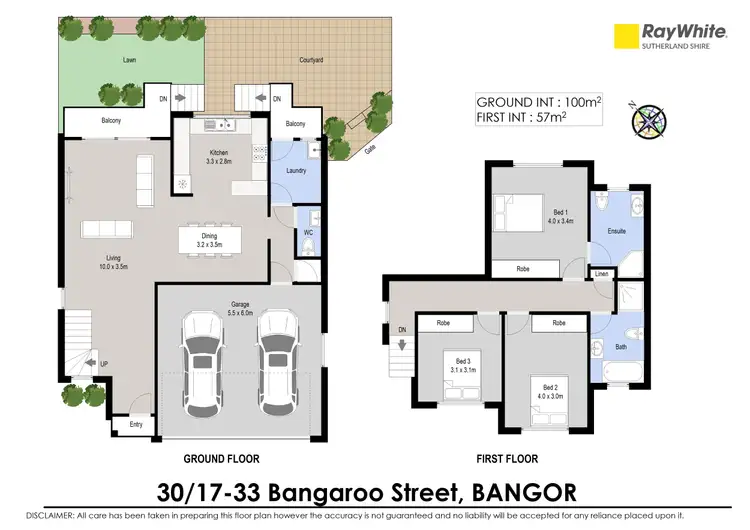 Floorplan of Homely townhouse listing, 30/17-33 Bangaroo Street, Bangor NSW 2234