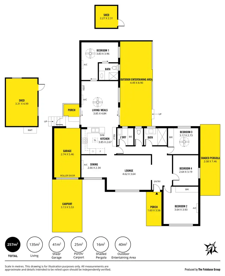 Floorplan of Homely house listing, 75 The Strand, Reynella SA 5161