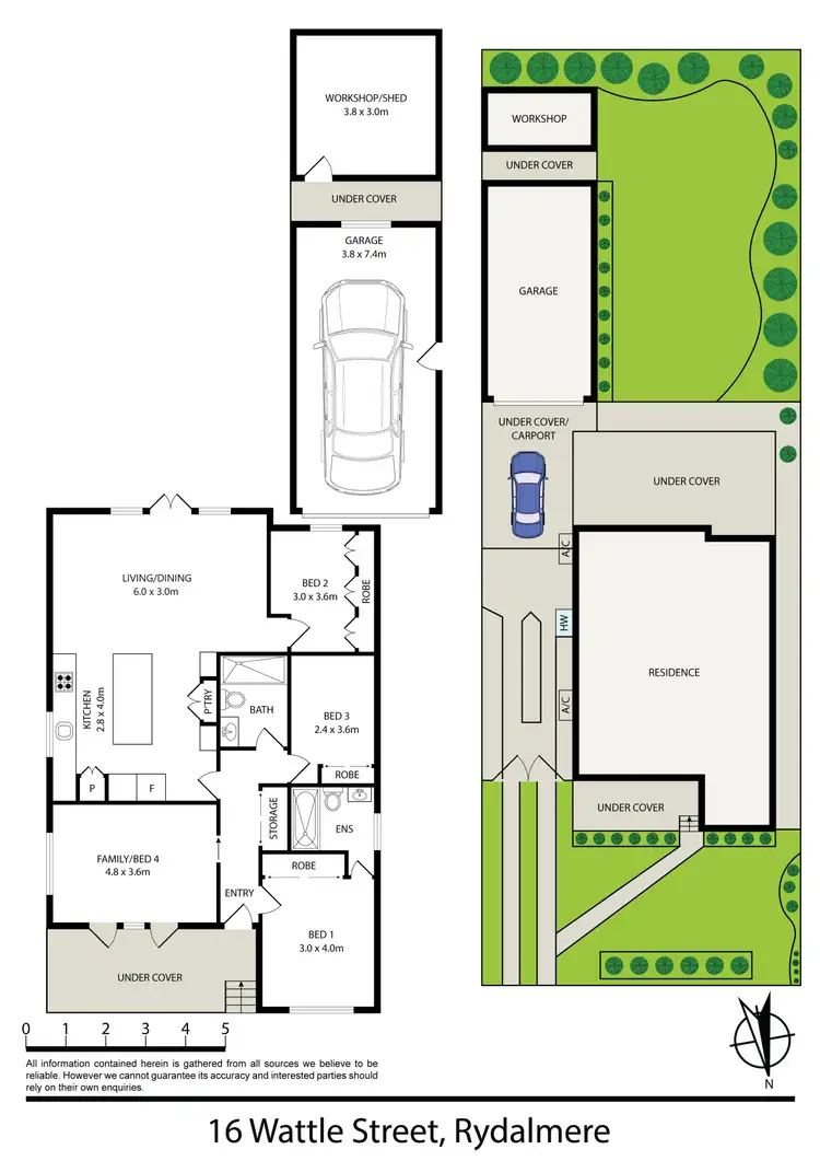 Floorplan of Homely house listing, 16 Wattle Street, Rydalmere NSW 2116