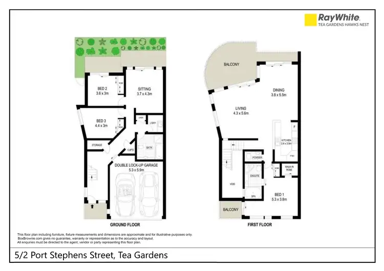 Floorplan of Homely house listing, 5/2 Port Stephens Street, Tea Gardens NSW 2324