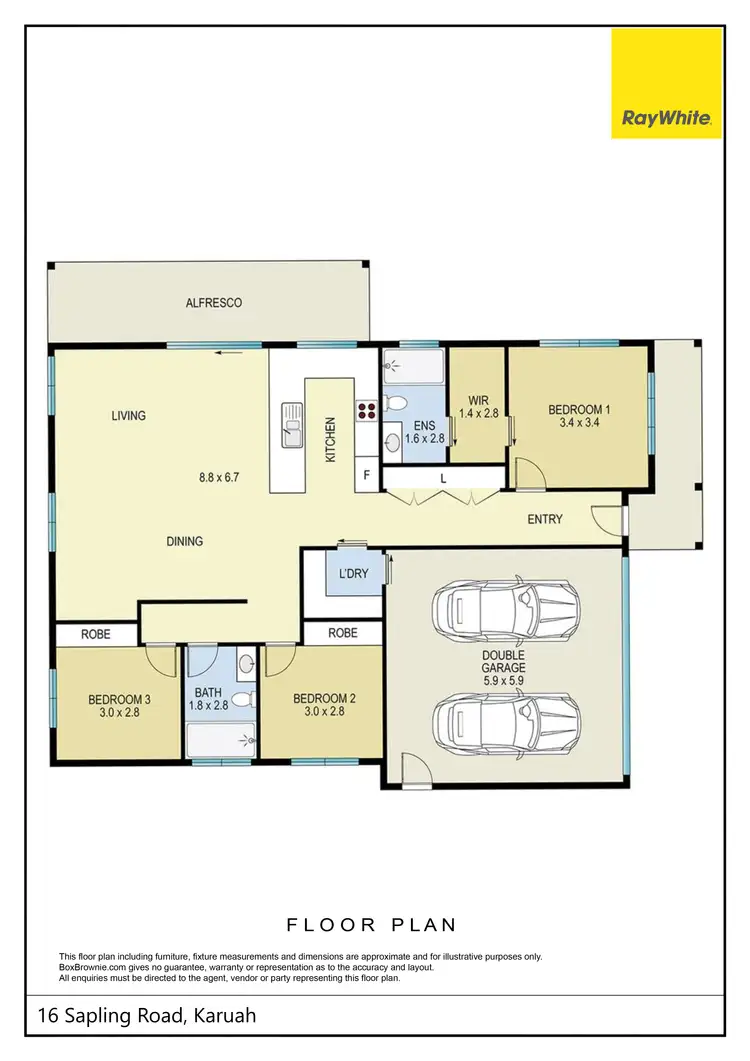 Floorplan of Homely house listing, 16 Sapling Road, Karuah NSW 2324