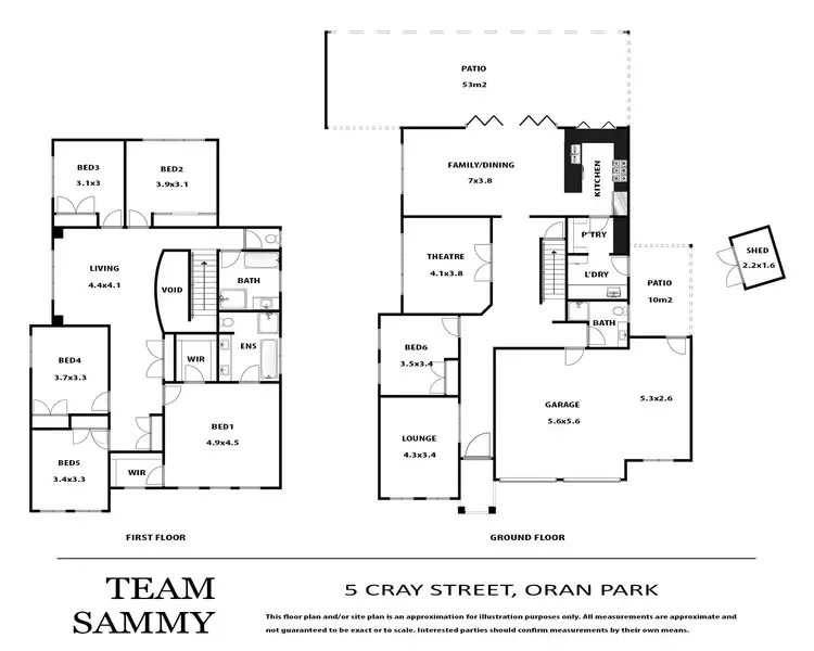 Floorplan of Homely house listing, 5 Cray Street, Oran Park NSW 2570
