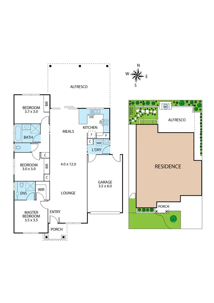 Floorplan of Homely house listing, 9 Old Kent Road, Whittlesea VIC 3757