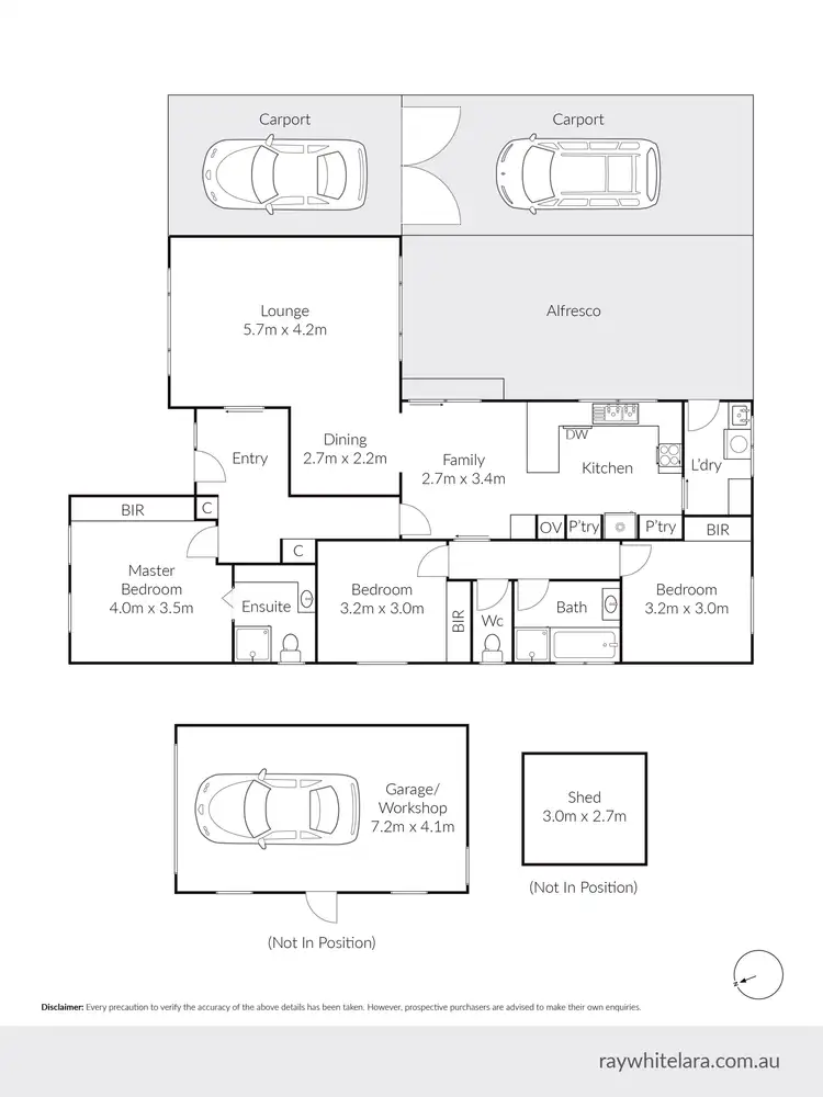 Floorplan of Homely house listing, 100 Mcclelland Avenue, Lara VIC 3212